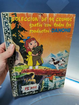 ÁLBUM DE CROMOS JACK EL OSO DE TALLAC. DANONE. INCOMPLETO.