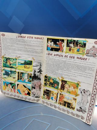 ÁLBUM DE CROMOS JACK EL OSO DE TALLAC. DANONE. INCOMPLETO.