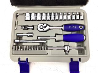 kit herramientas variadas irimo juego vasos y puntas 1/4, 35 piezas