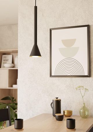 Eglo 97604 sospensione illuminazione Nero, Oro GU