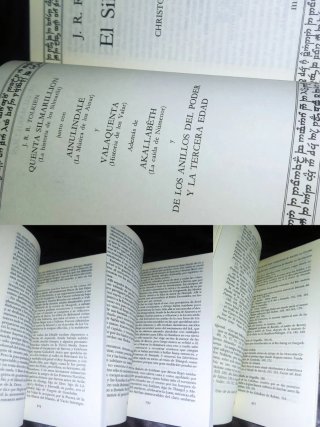Lote 4 libros Tolkien