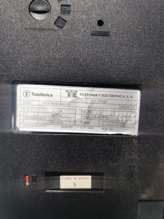 Teléfono hogar u oficina TEIDE integrado