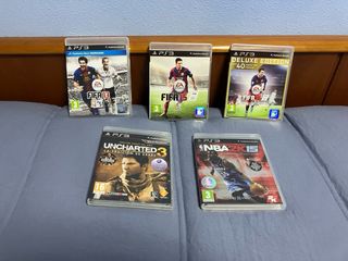 Lote 6 Giochi PS3: FIFA, NBA 2K15, Gran Turismo 5