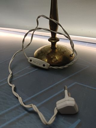 Lampada da tavolo antica, vintage 38 cm