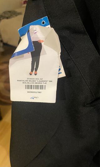 Pantalón negro trabajo mujer