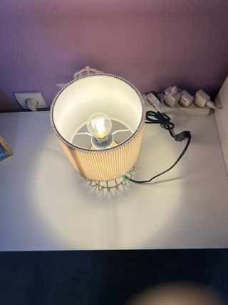 Lampada da tavolo Adishine Beige/Oro