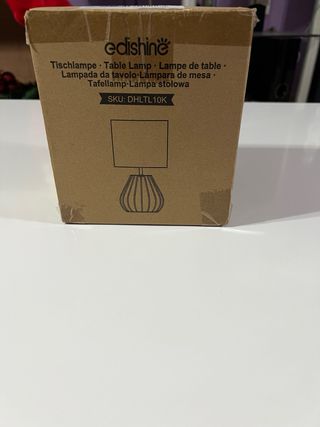 Lampada da tavolo Adishine Beige/Oro