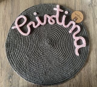 Tovaglietta personalizzata con fiore