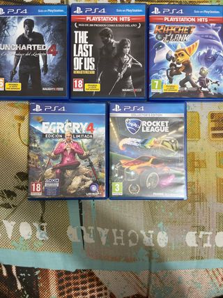 PS4 Juegos: Uncharted 4, The Last of Us, Ratchet &
