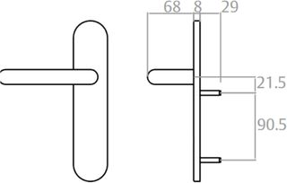 Tesa Assa Abloy TTF10UNE ES.EX.PUSH 1912 TIR.72 NE