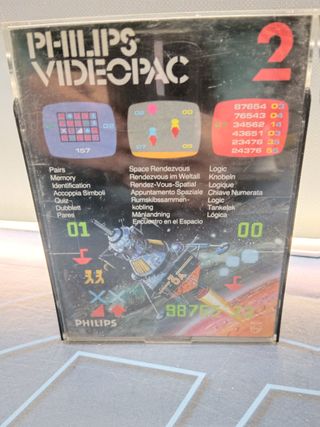 videojuego retro Philips Videopac 36 -FUTBOL + HOCKEY HIELO