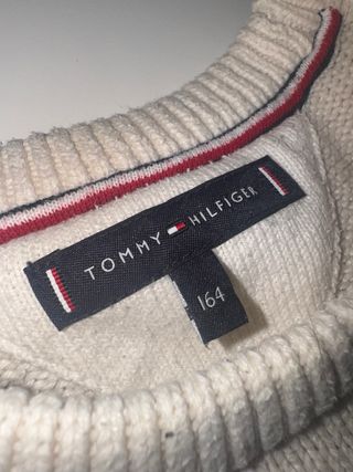 Jersey Tommy Hilfiger Blanco talla 14 años.