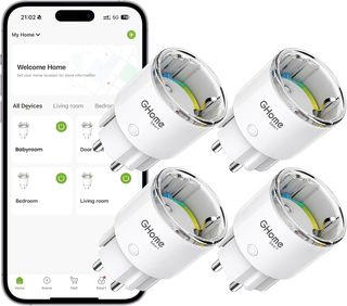 GHome Smart Enchufe Inteligente, Mini Enchufe Wi-F