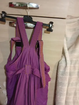 Tuta da sci bambina viola