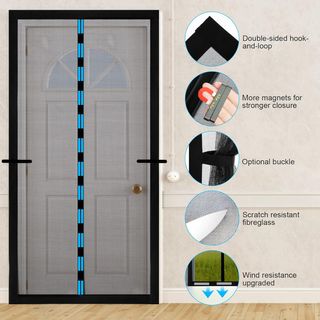 Fillis Mosquitera Magnética para Puerta, 90x210cm