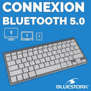 Bluestork - Kabellose Bluetooth-Tastatur für PC, k