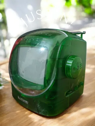Mini TV Portatile Vintage Lenoir Verde