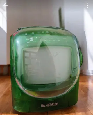 Mini TV Portatile Vintage Lenoir Verde