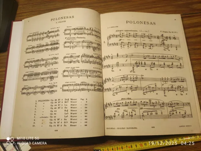 Partituras de Federico Chopin