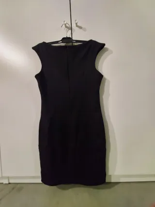 Vestito ZIZU nero e bianco fantasia cerchi Tg S