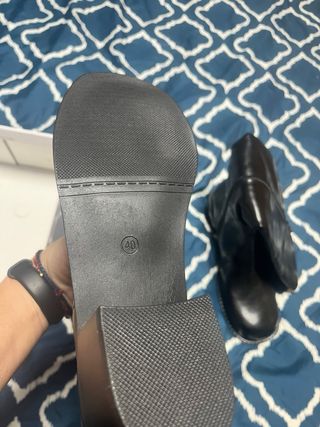 Botas altas de mujer negras