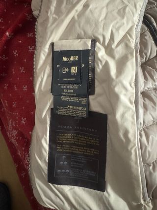 Chaqueta Moorer Beige Mujer