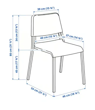 4 Sillas como nuevas P/U