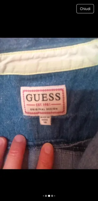 Guess camicia Denim Ragazzo L