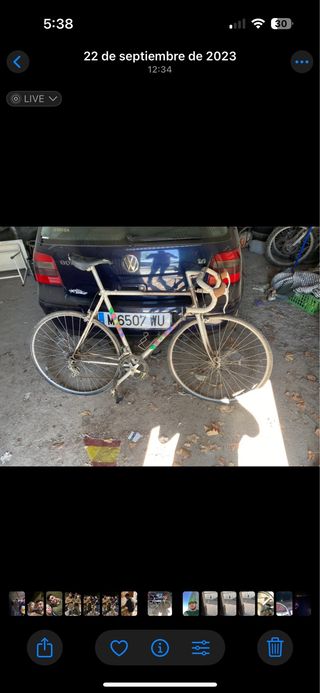 Bicicleta de carretera Conor antigua