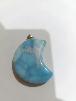 Colgante Luna Larimar