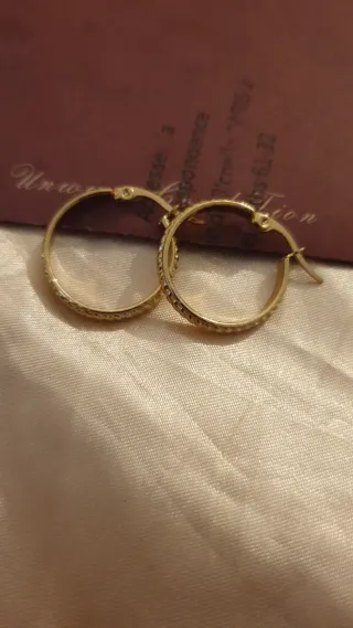 Pendientes Aro Chapados en Oro