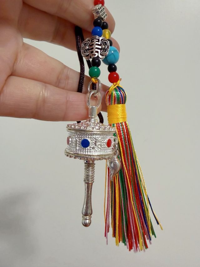 Colgante Rueda de Oración Tibetana