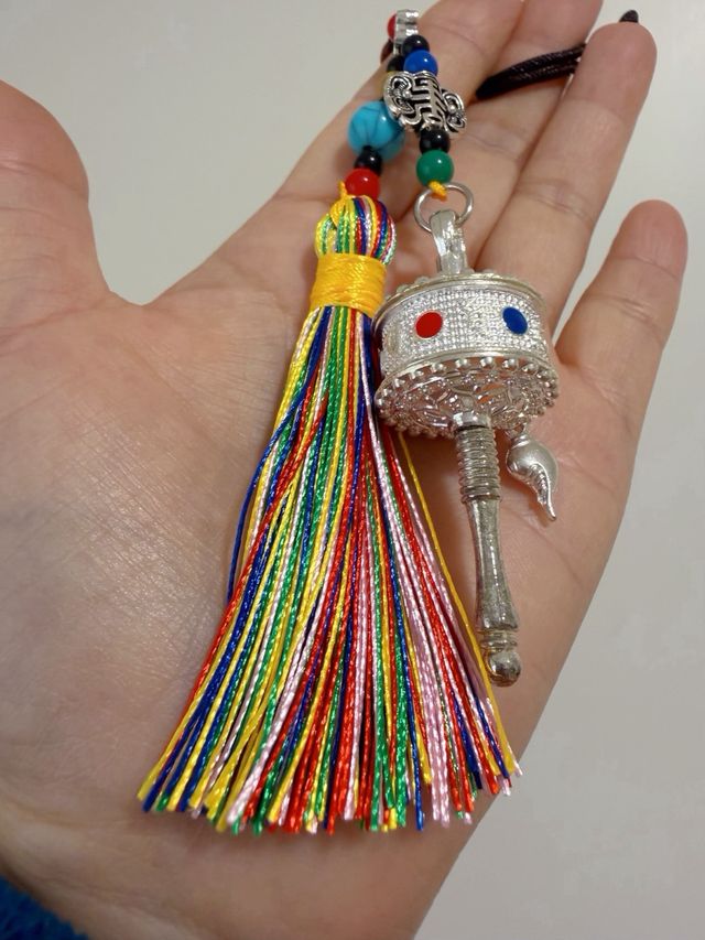 Colgante Rueda de Oración Tibetana