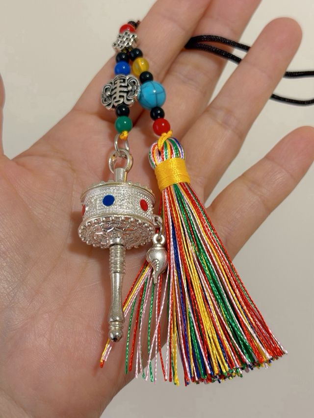 Colgante Rueda de Oración Tibetana