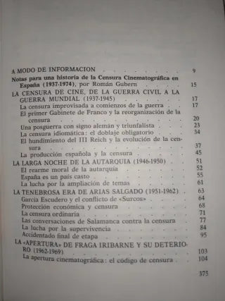 40 AÑOS DE CENSURA EN EL CINE ESPAÑOL ROMÁN GUBERN