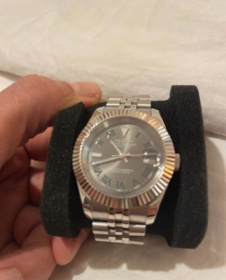 Reloj Seiko Automático 39/42mm Gris/Plata