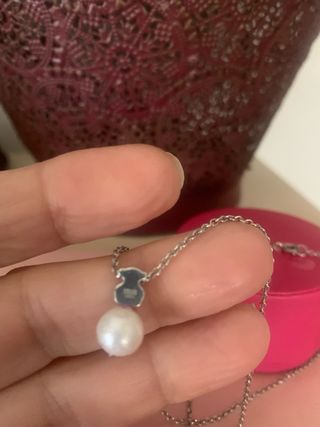 Collar Tous Plata Ley y Perla Cultivada