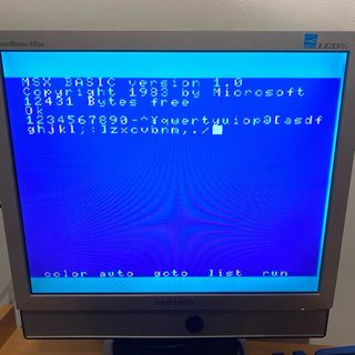 Ordenador Sony MSX HB-10 Negro