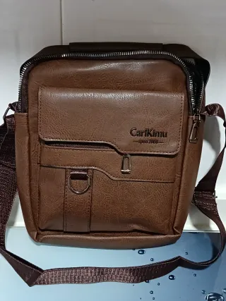 Bolso CarlKimu Marrón Hombre