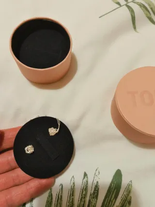 Pendientes Tous Perlas Trepadores Plata