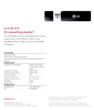 Adaptador WiFi LG