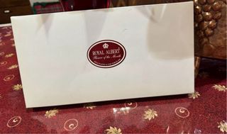 Royal Albert Set Forchette Fiori Oro Porcellana