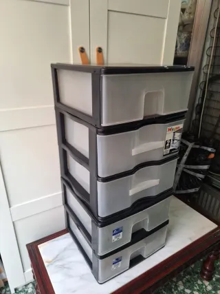 Cajonera de plástico 5 cajones