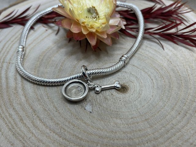 Charm Loyal Partner con Bebedero y Hueso