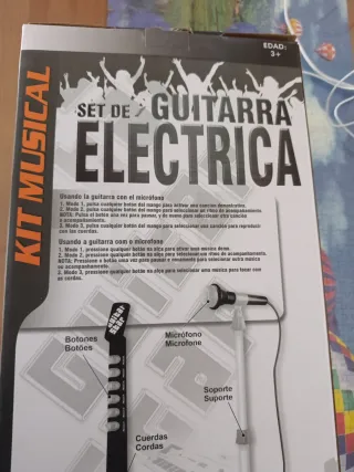 Guitarra Eléctrica Infantil con Micrófono