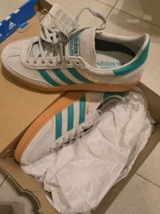 Zapatillas Adidas Spezial Gris/Turquesa