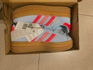 Zapatillas Adidas Gazelle Azul y Rojo