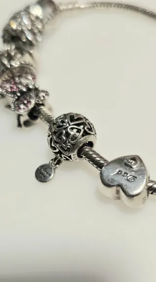 Bracciale Pandora Argento Completo