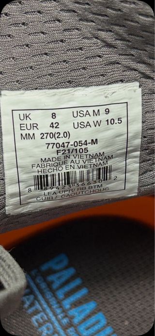 Palladium Pampa Hi Grigie Impermeabili