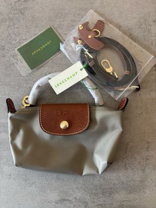 Longchamp Mini Borsa Grigia